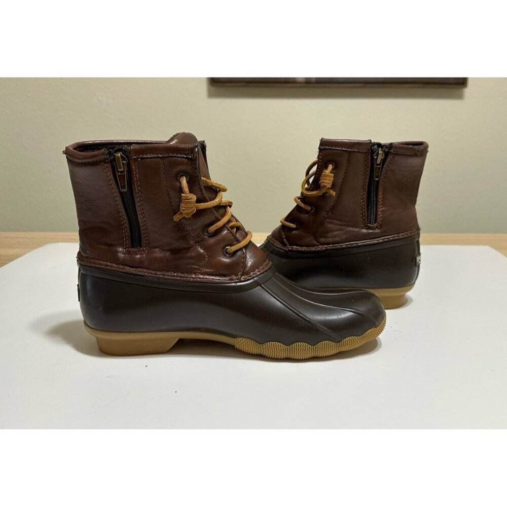Sperry Top-Sider Youth Saltwater Duck Boots Size 6.0 - Picture 6 of 9